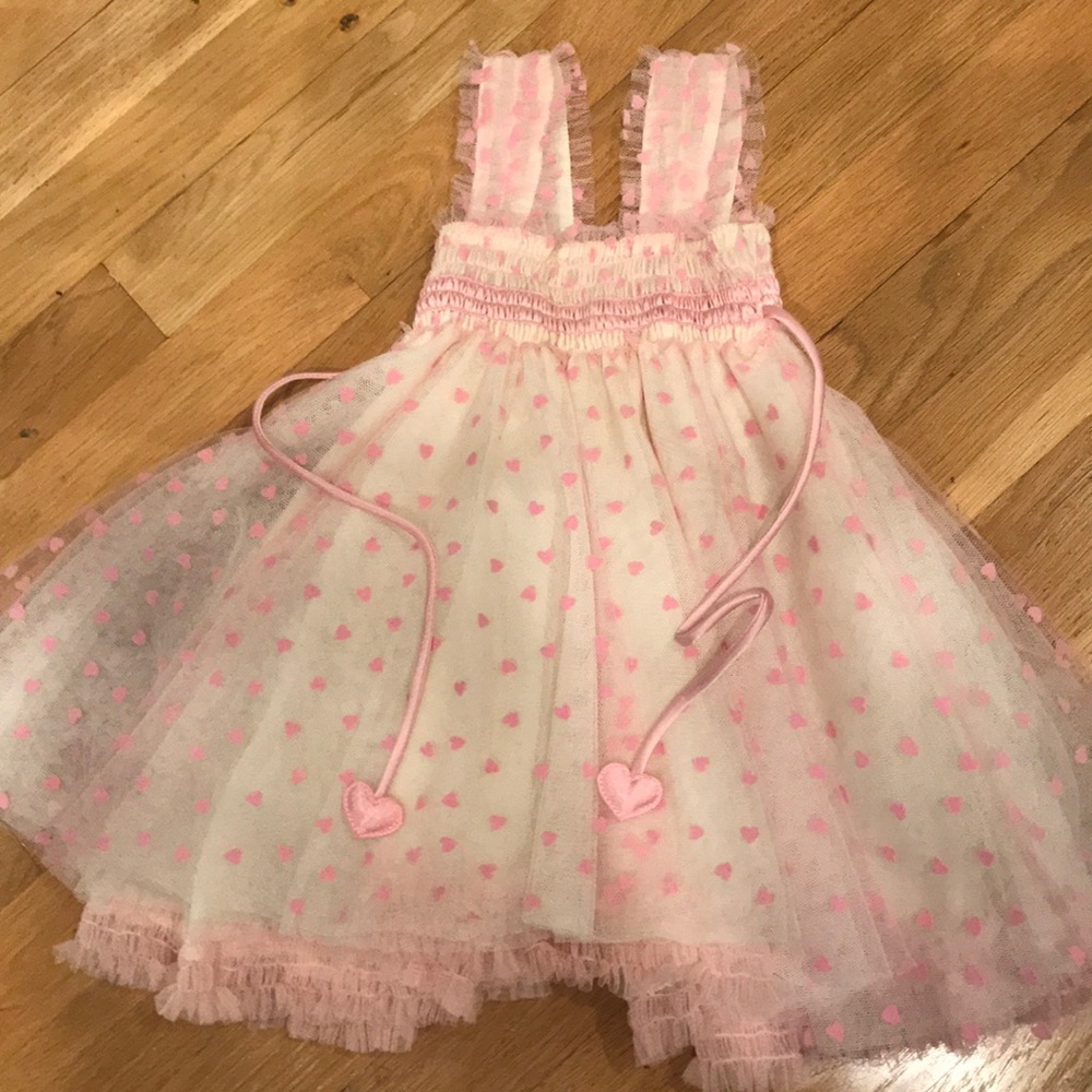 Hearts and ruffle dress!